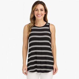 Lou & Grey Soft Knit Striped Tank Size S